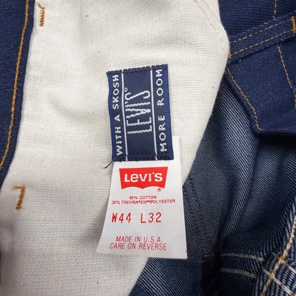 Levi's 415 Action Jeans A Skosh More Room 41547-2317 Usa Made Men's 44x32 - Picture 2 of 11